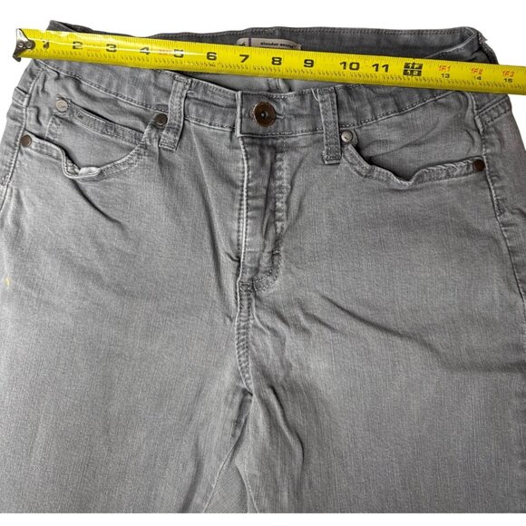 Lee Womens Slender Secret Gray Bootcut Denim Jeans 12 M - Picture 5 of 10